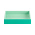 Tablett SPA Shiny Grün S quadratisch 19x19x3,5cm