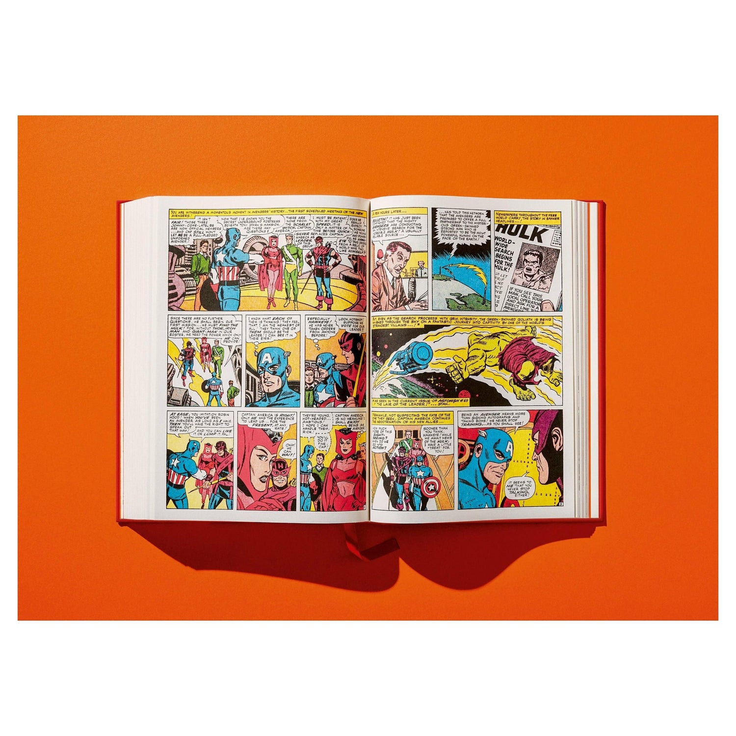 Marvel-Kunstseite aus der Collector’s Edition in Szene gesetzt