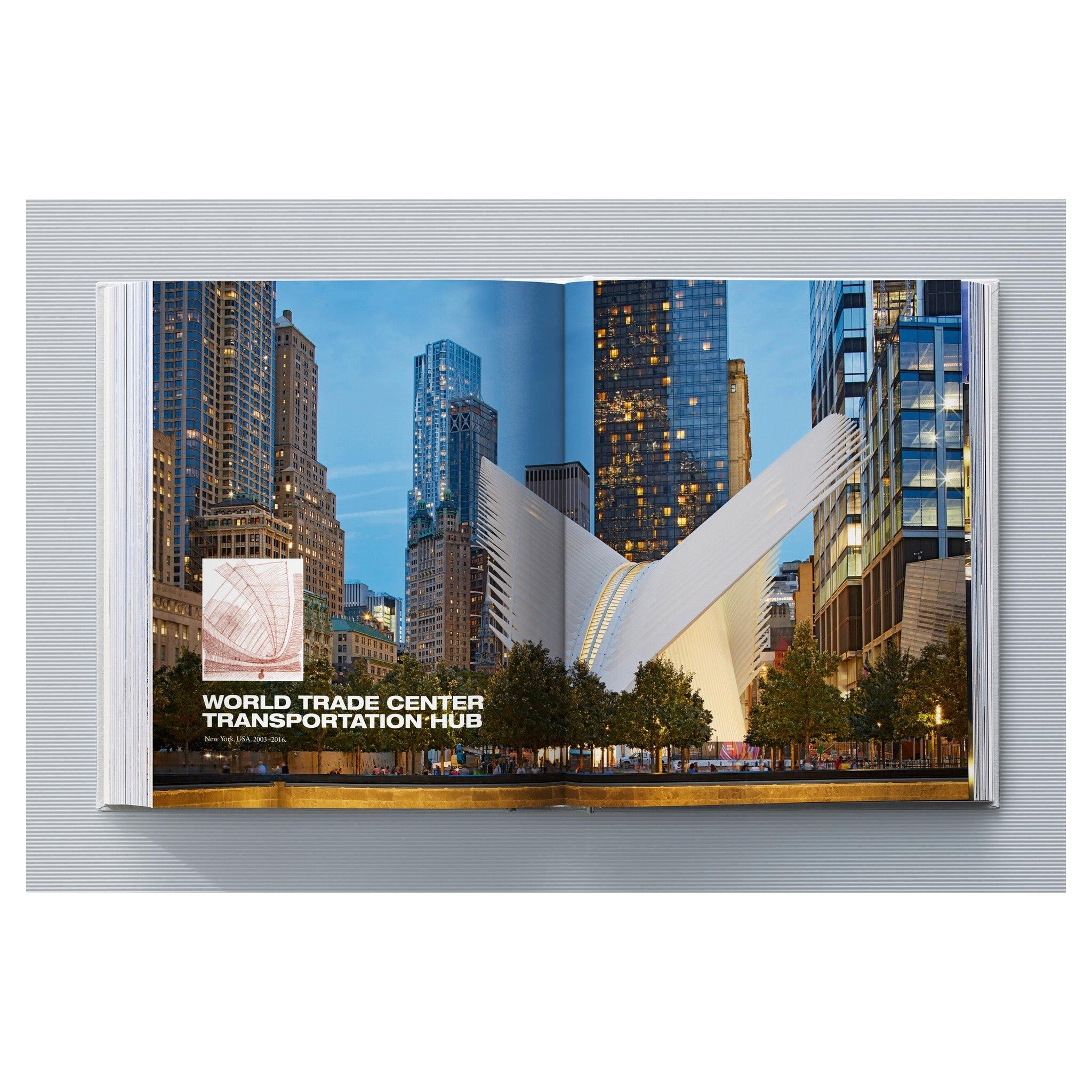 Architektur Buch mit Skizzen und Fotografien