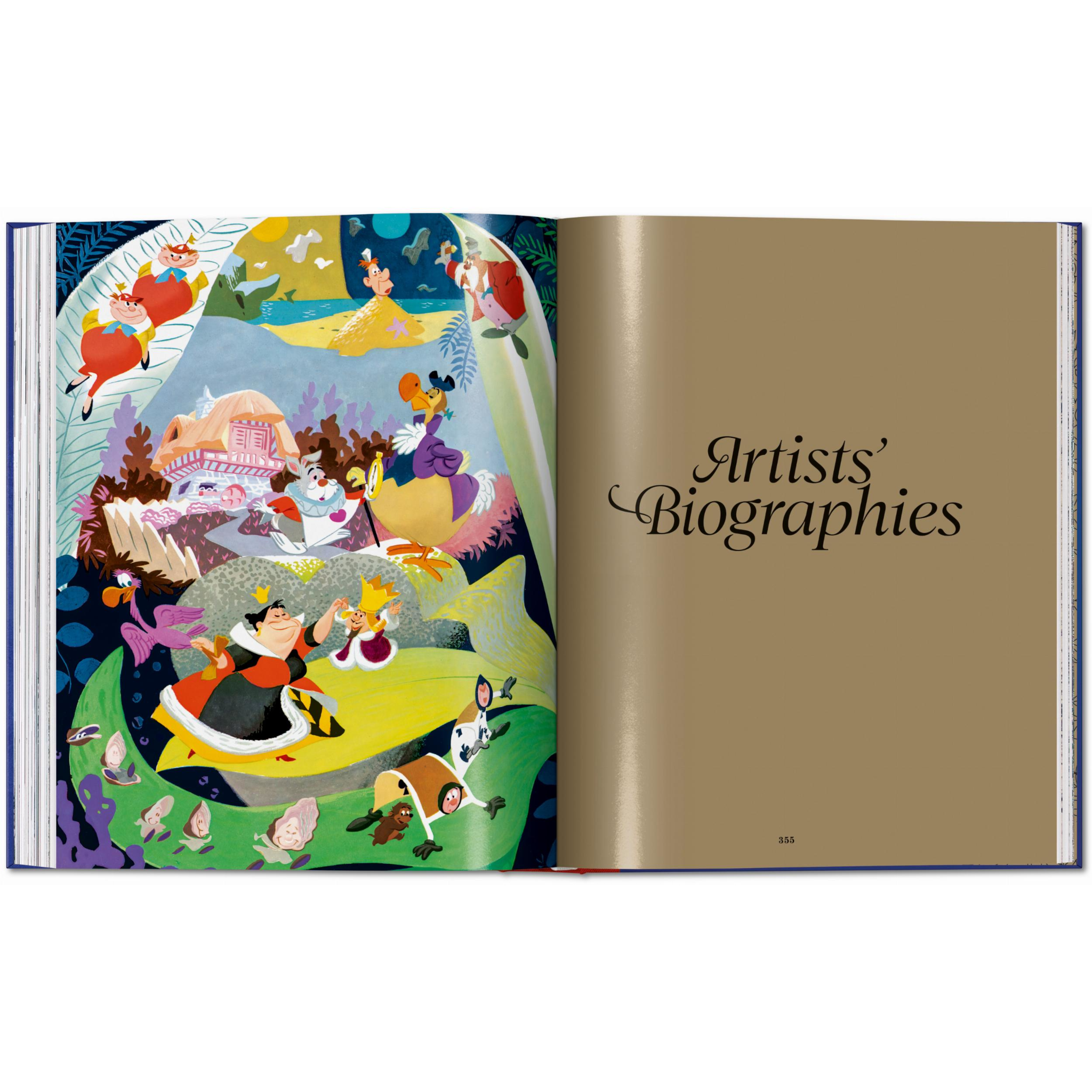 Disney Golden Age Artworks in einem Buch gebündelt