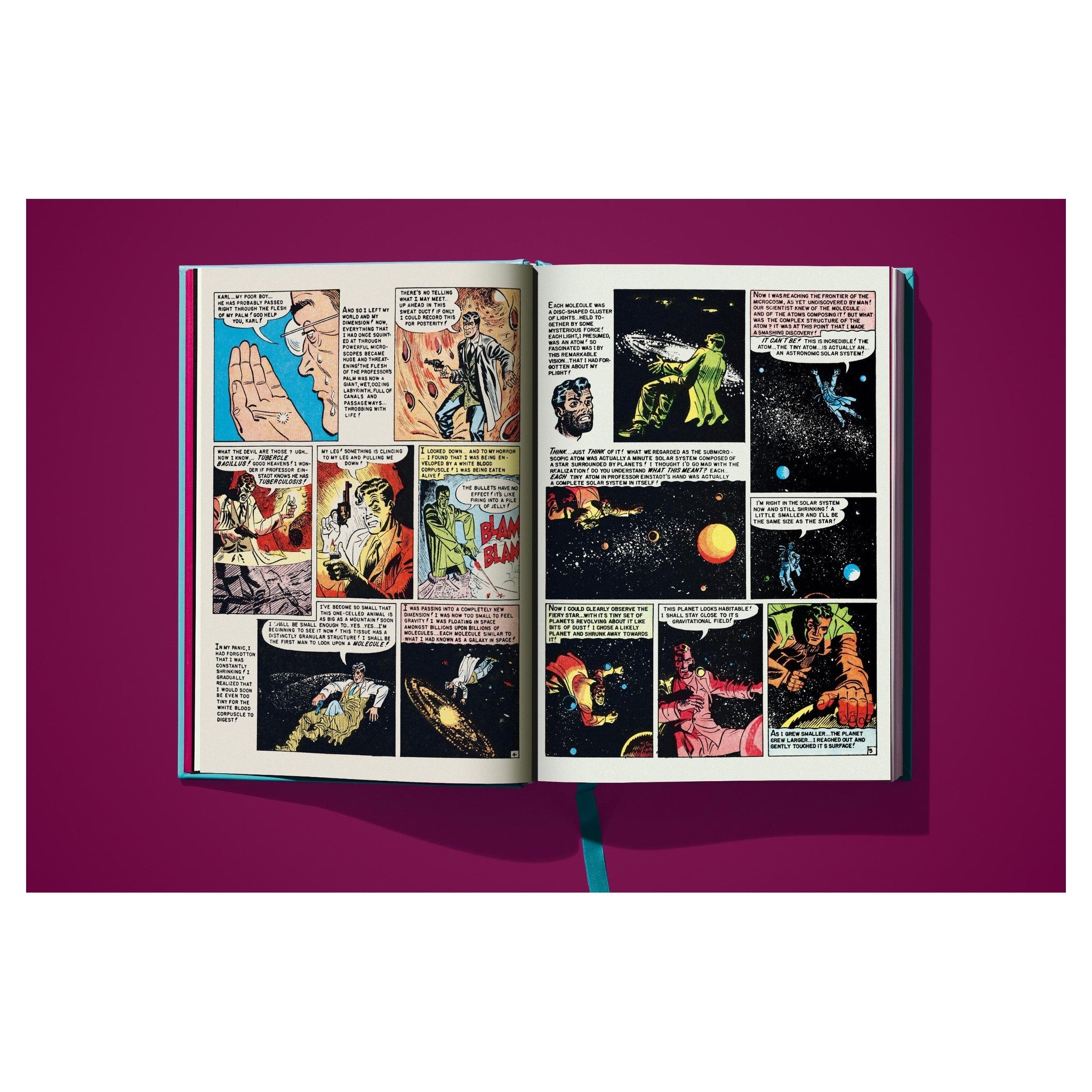 ChromaLuxe-Schuber mit Weird Science Comic-Sammlung von TASCHEN