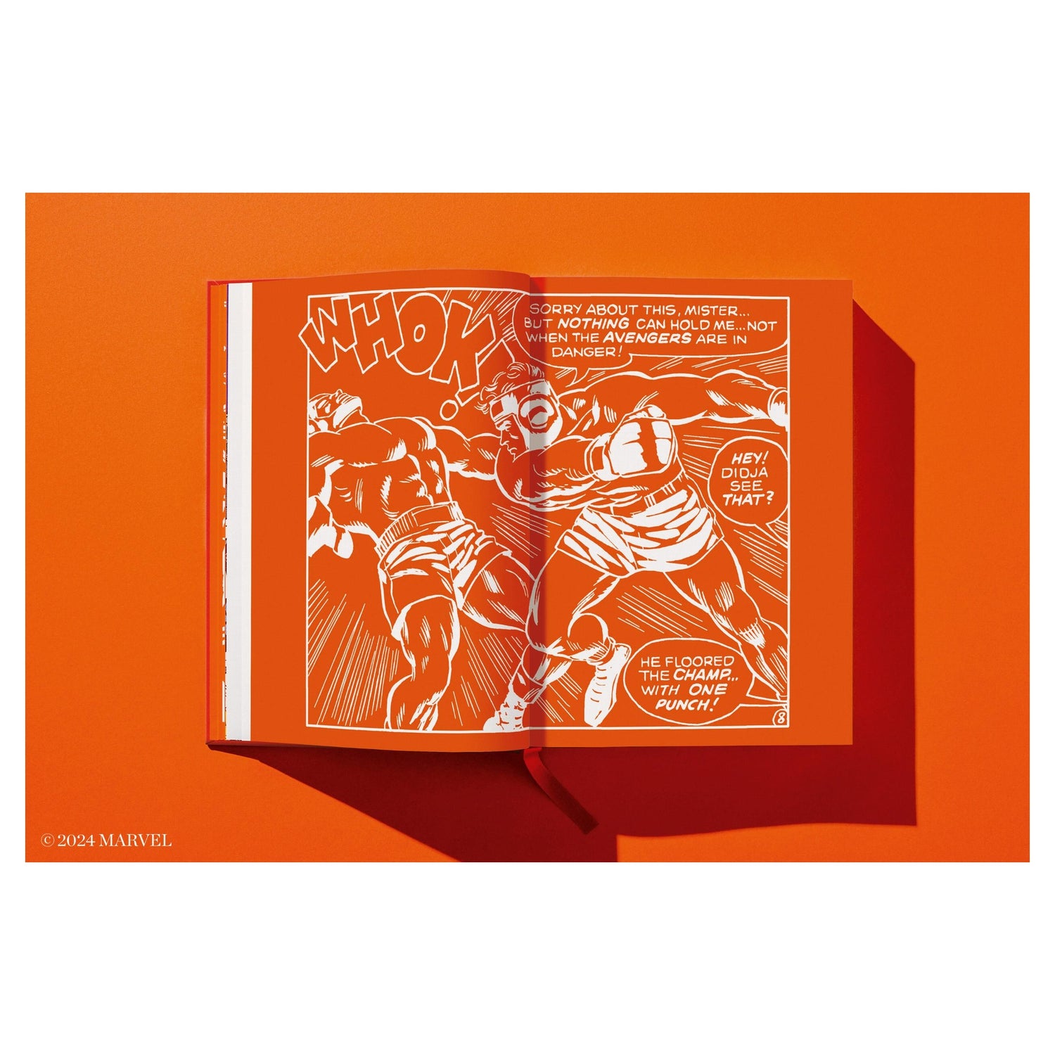 marvel-sammelband mit originalgetreuem retrodesign