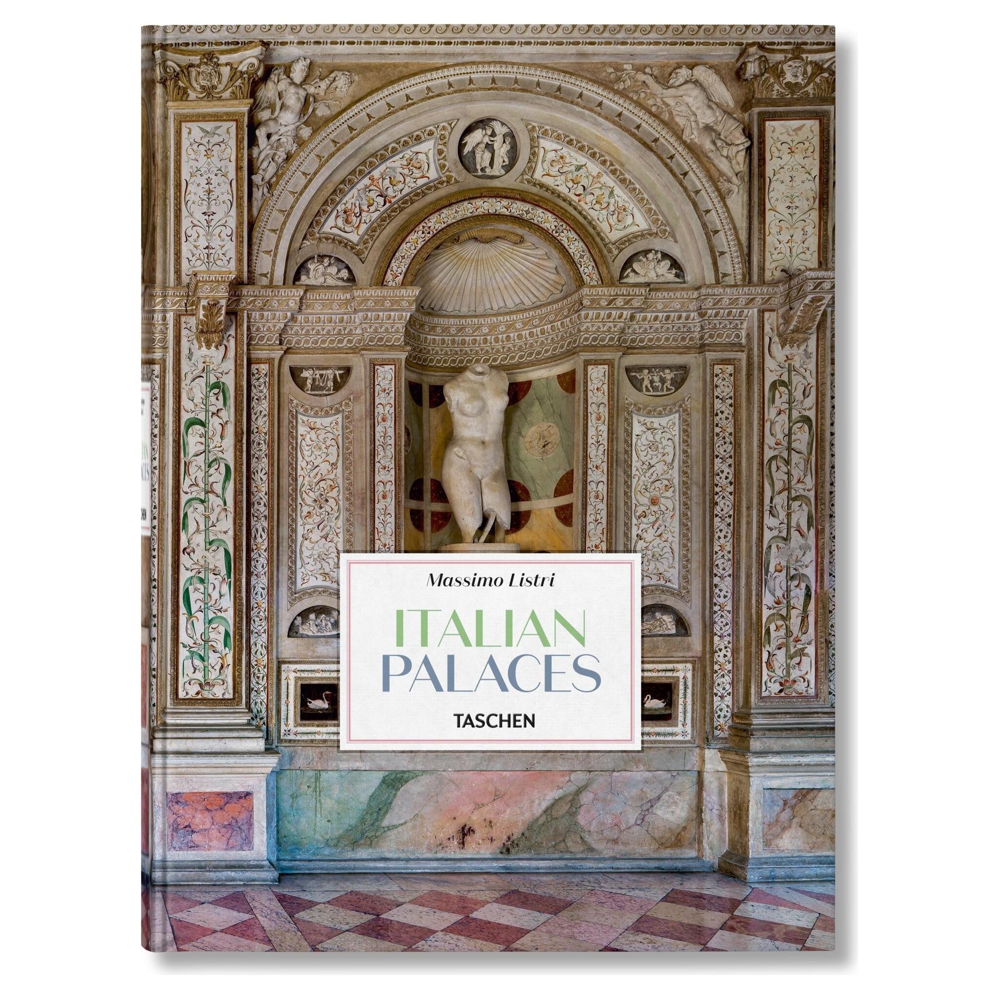 Großformatiges Fotobuch mit Palastmotiven und historischem Flair auf dem Umschlag.