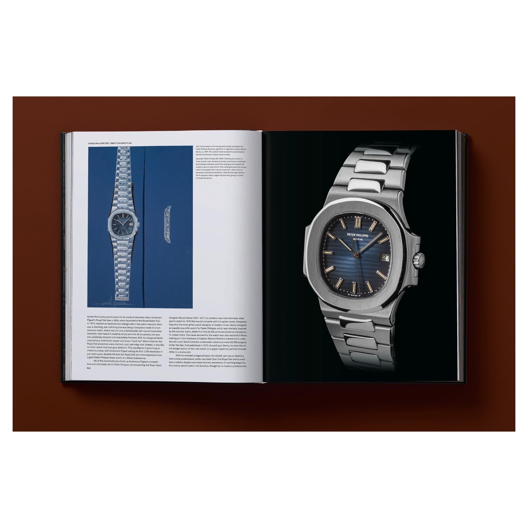 Detail der Mondphasenanzeige einer Haute-Horlogerie-Uhr