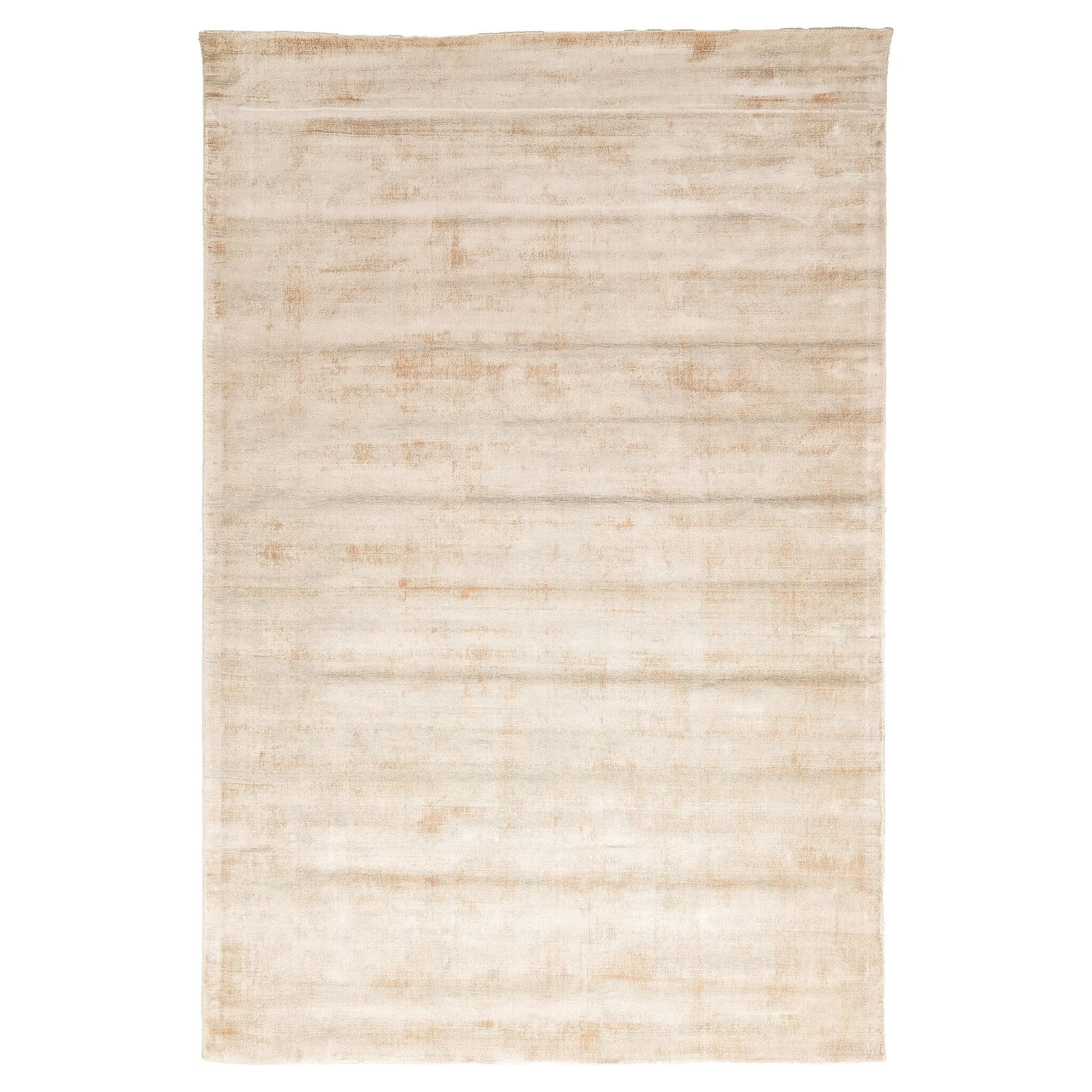 Heller Sandteppich 200×300 cm in weicher Textur