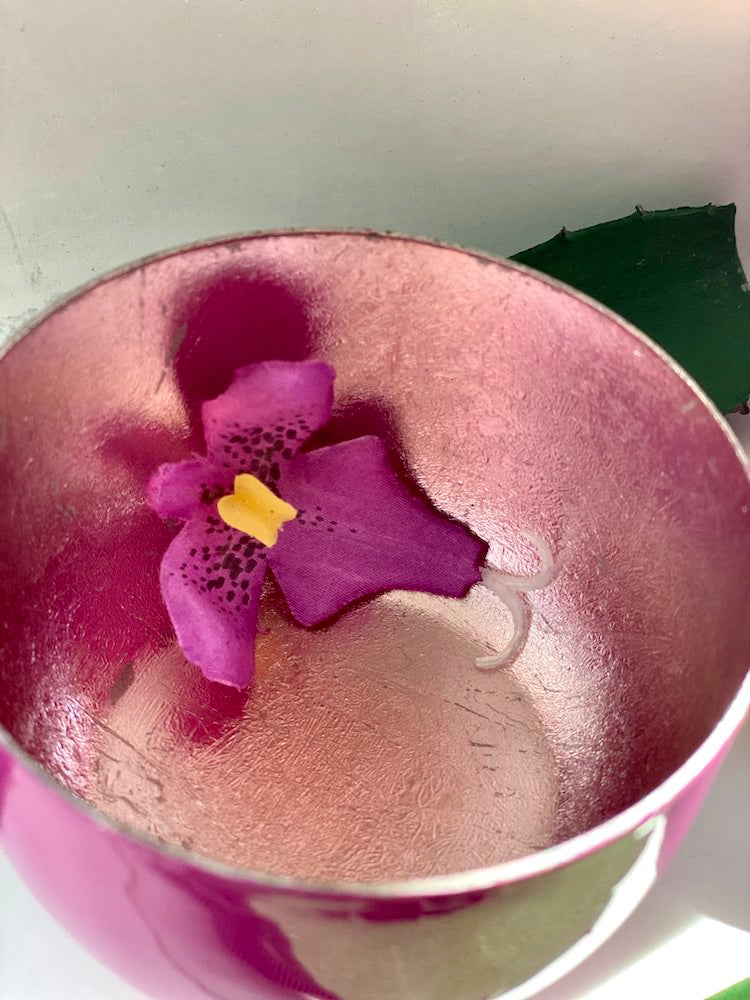 Teelichthalter MADRAS fuchsia