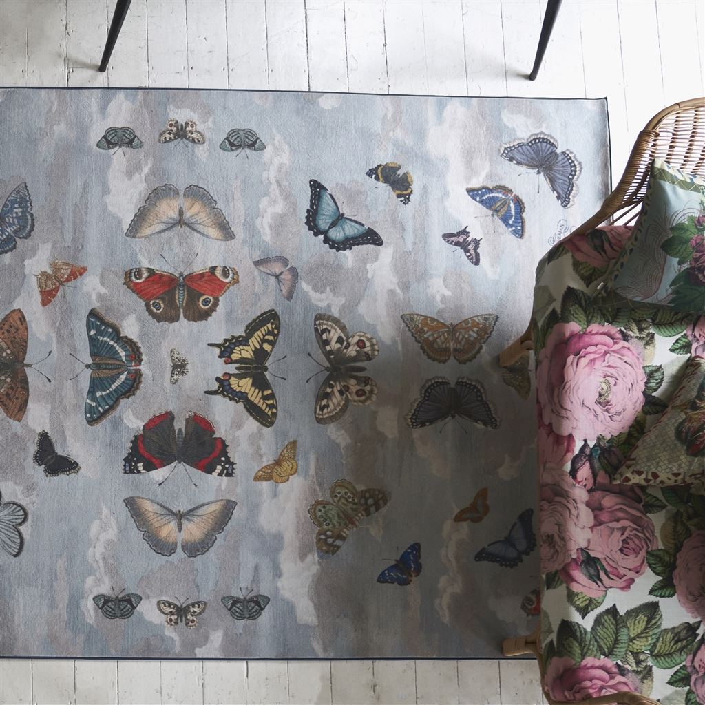 Teppich BUTTERFLIES SKY von John Derian for Designers Guild