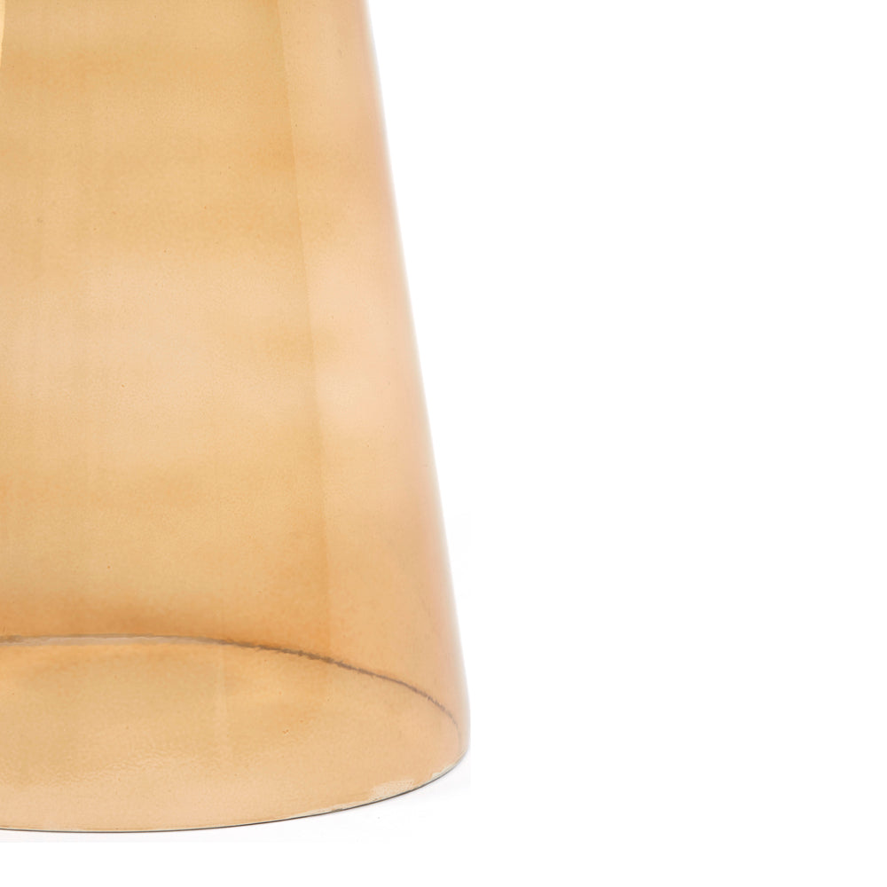 Beistelltisch Glas Fuß