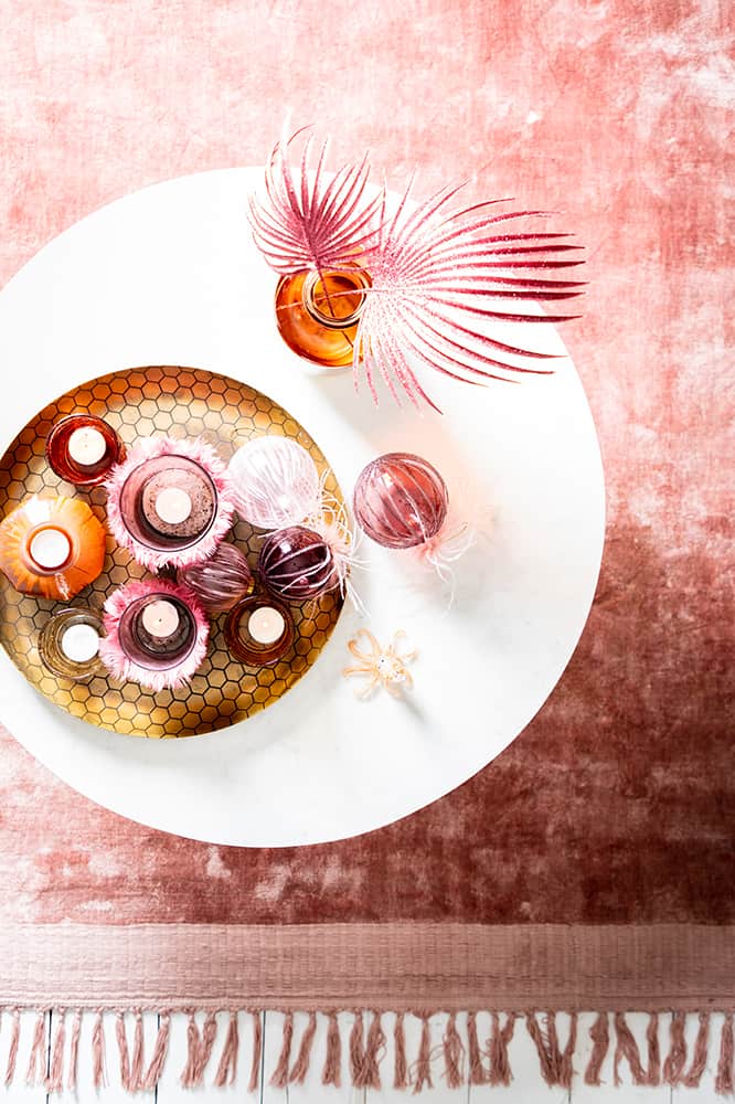 Couchtisch RICKERD weiß antik bronze Light and Living