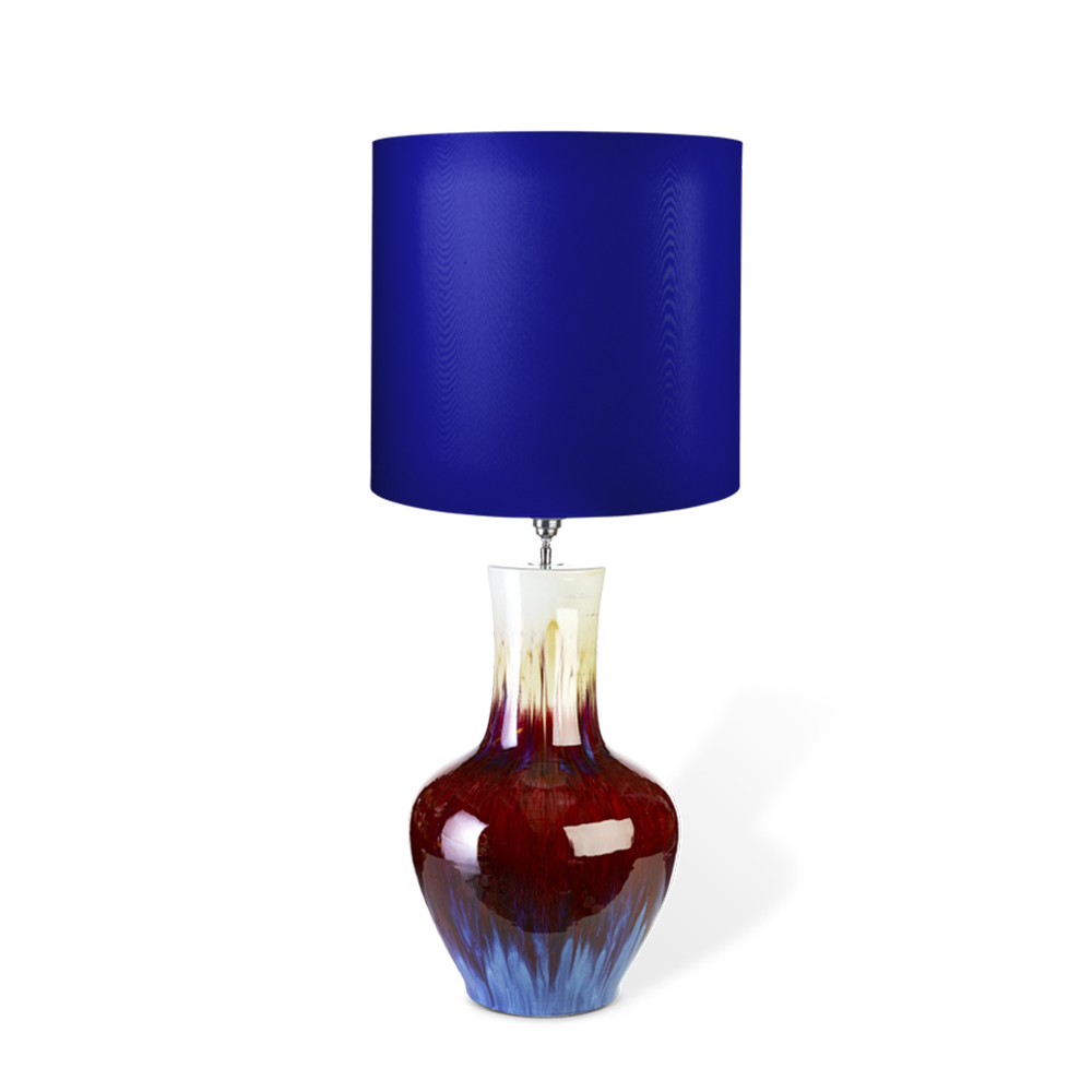 CRAZY table lamp made of porcelain, multicolored
