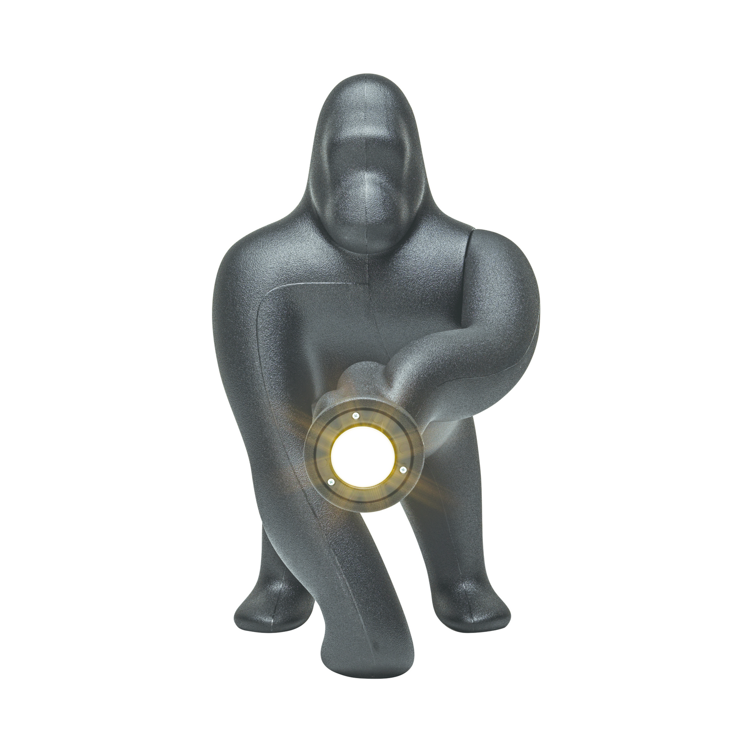 Designlampe KONG XS von Qeeboo in mattem Schwarz