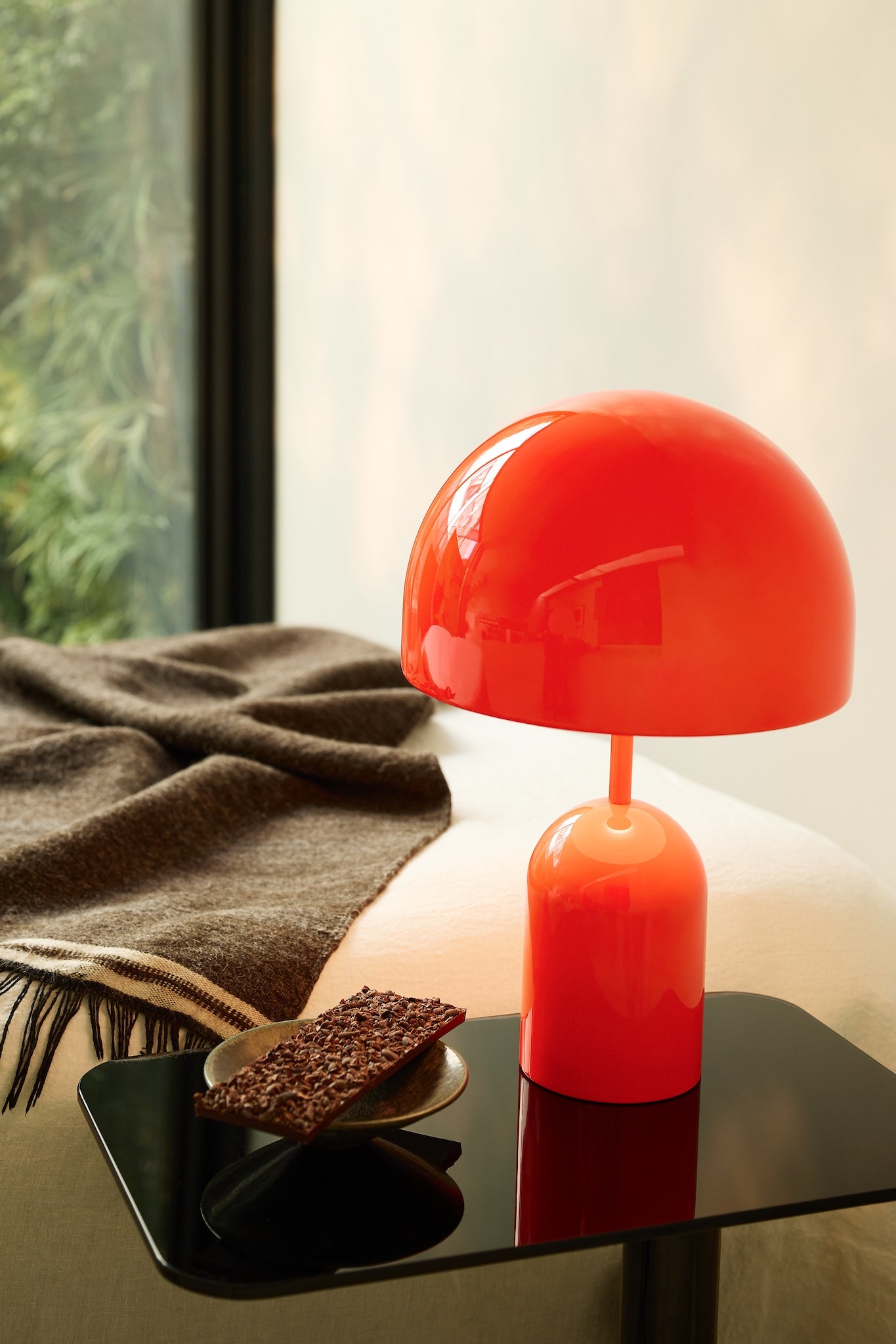 Bell Table Light in High-Gloss Fluoro/Orange von Tom Dixon Design