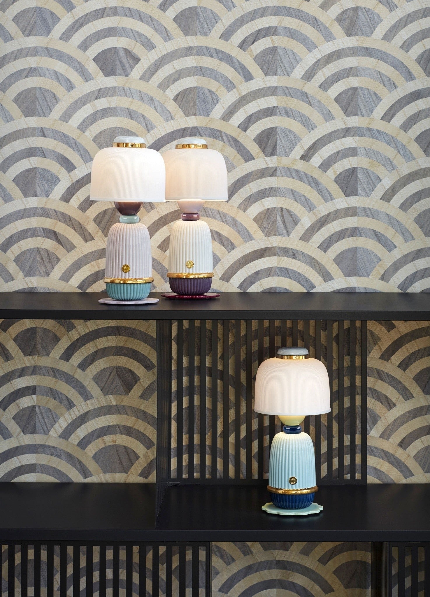 Kabellose Kokeshi Lampe – Blau als stilvolles Wohnaccessoire