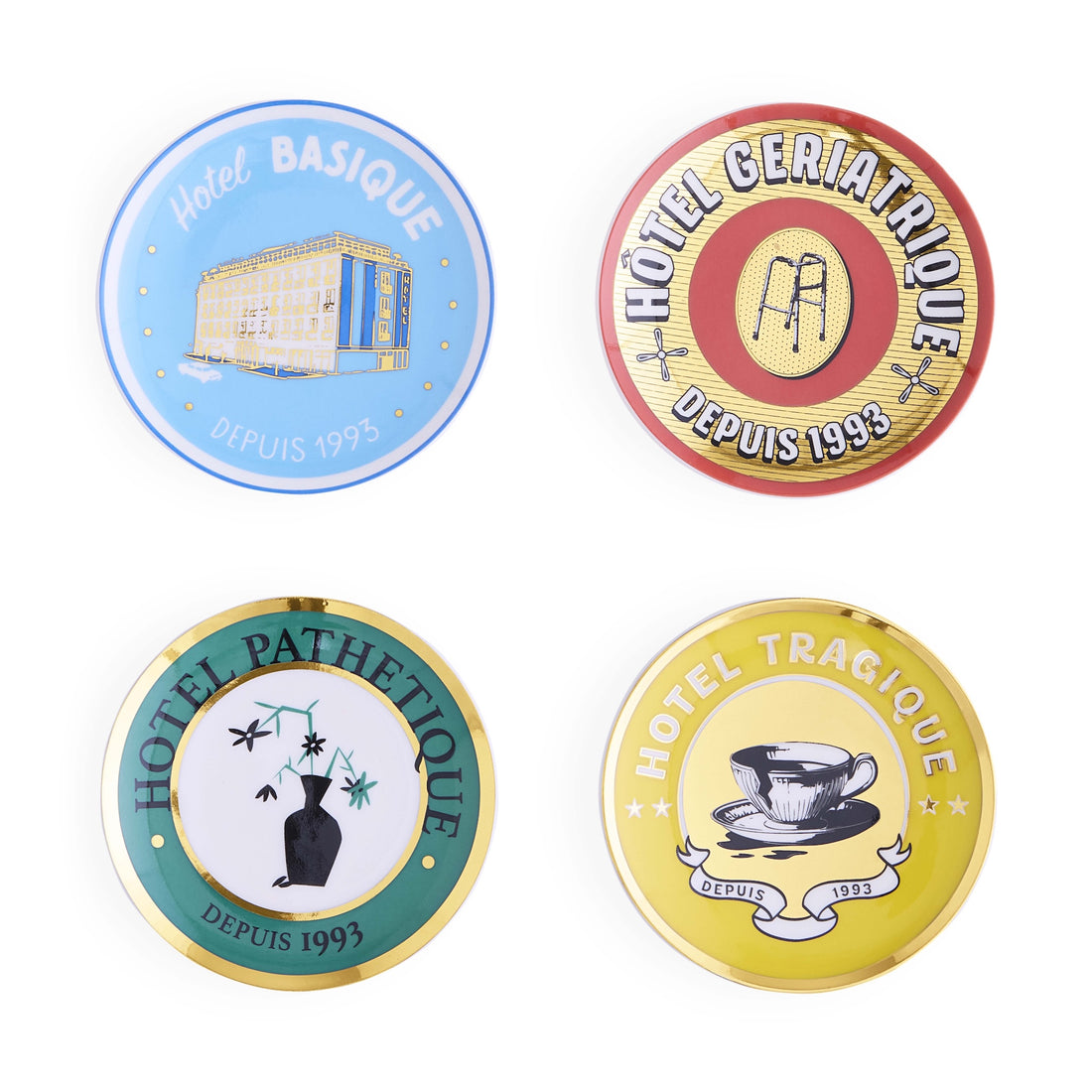 „Hotel“-Untersetzer von Jonathan Adler