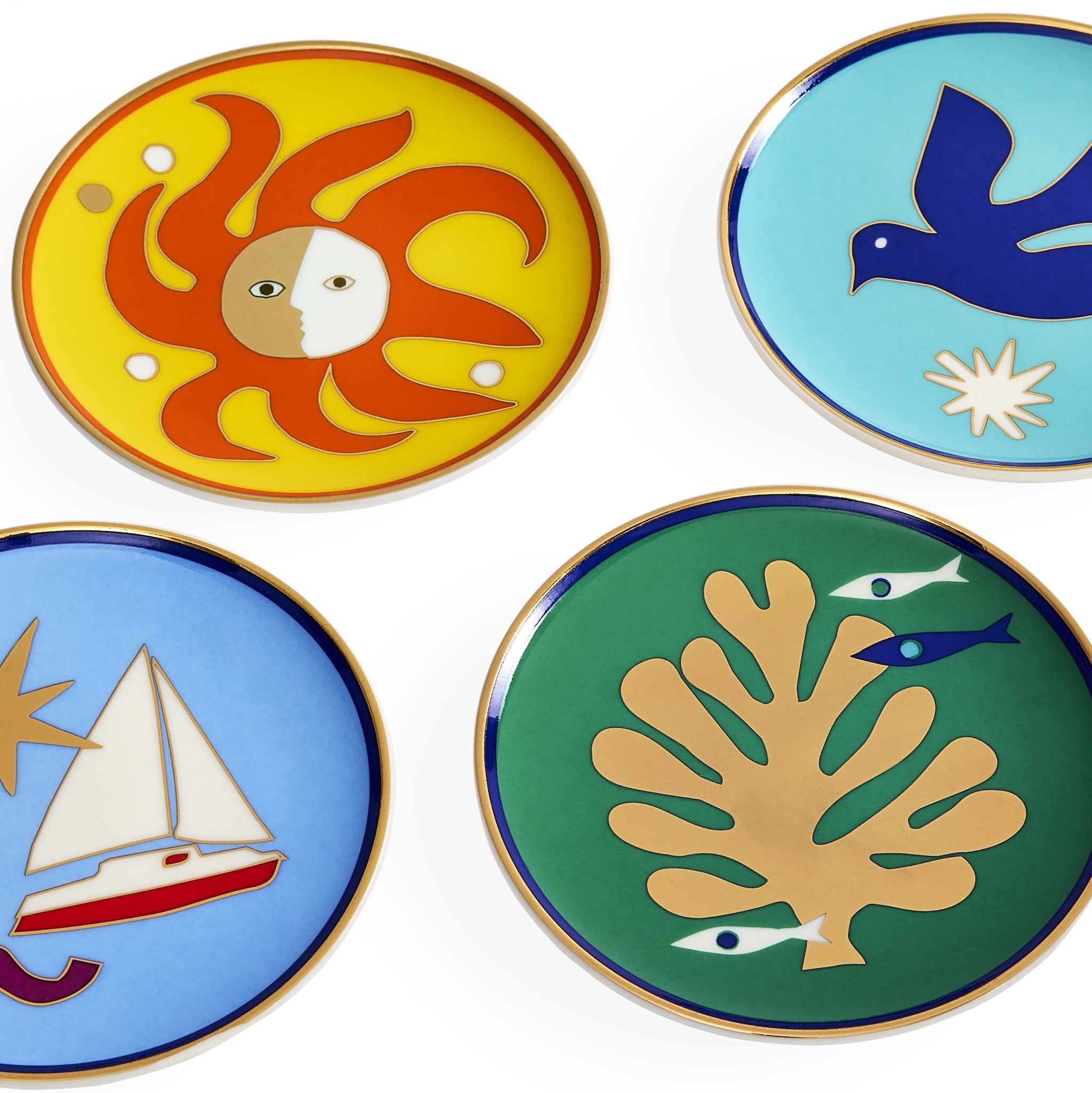 Jonathan Adler Playa Untersetzer – 4er-Set