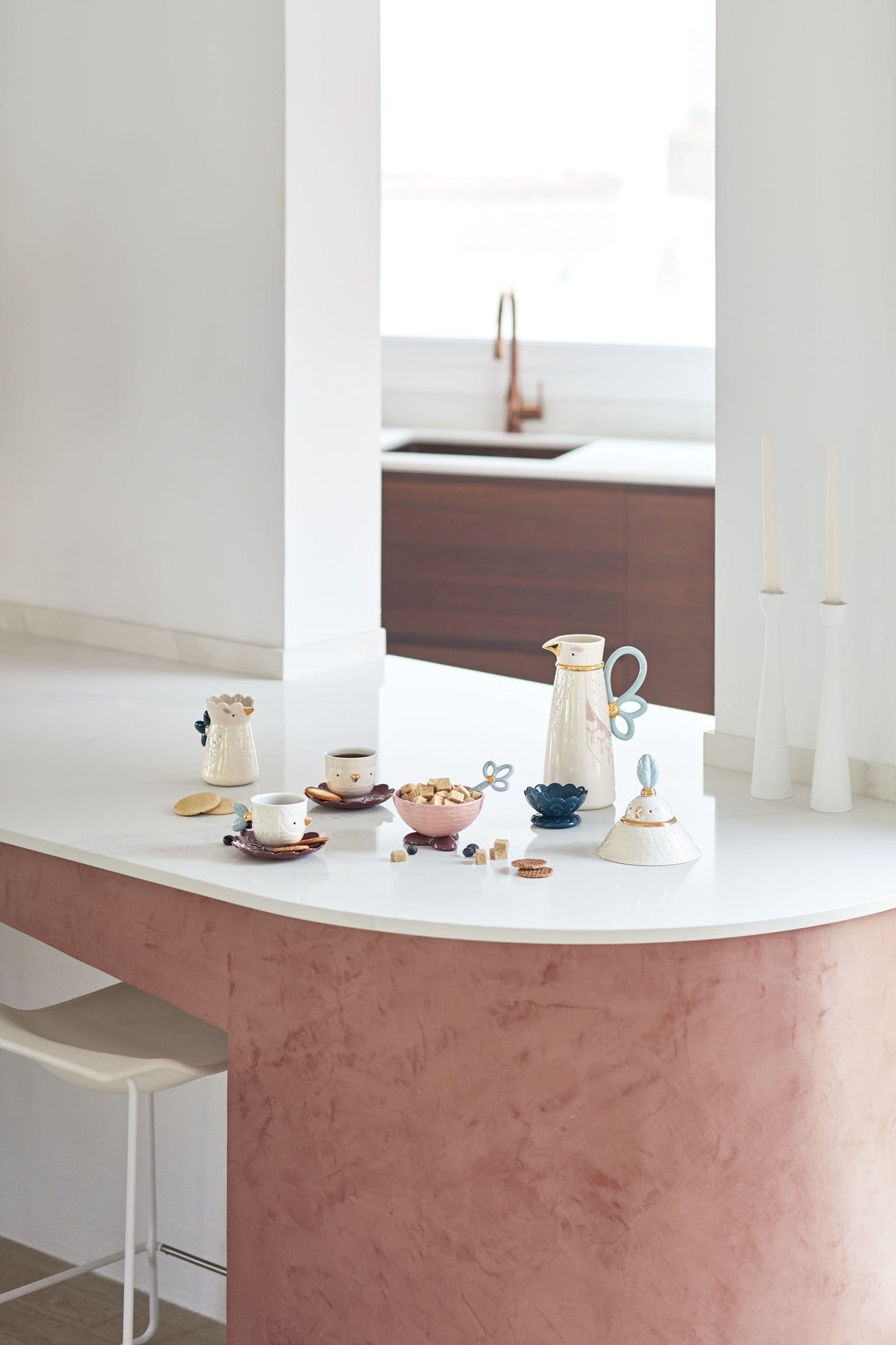 Kawki Porzellan-Set, Design von Aleksandra Zeromska