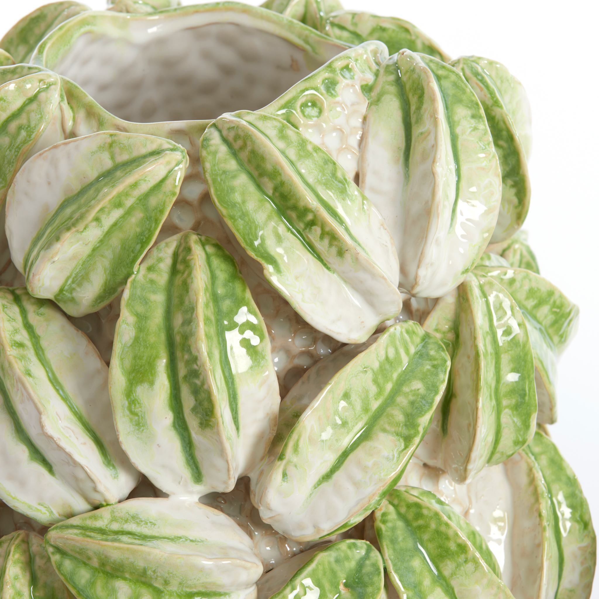 Keramikvase CARAMBOLA mit organischen Formen