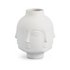 Skulpturale DORA MAAR VASE aus unglasiertem Porzellan.