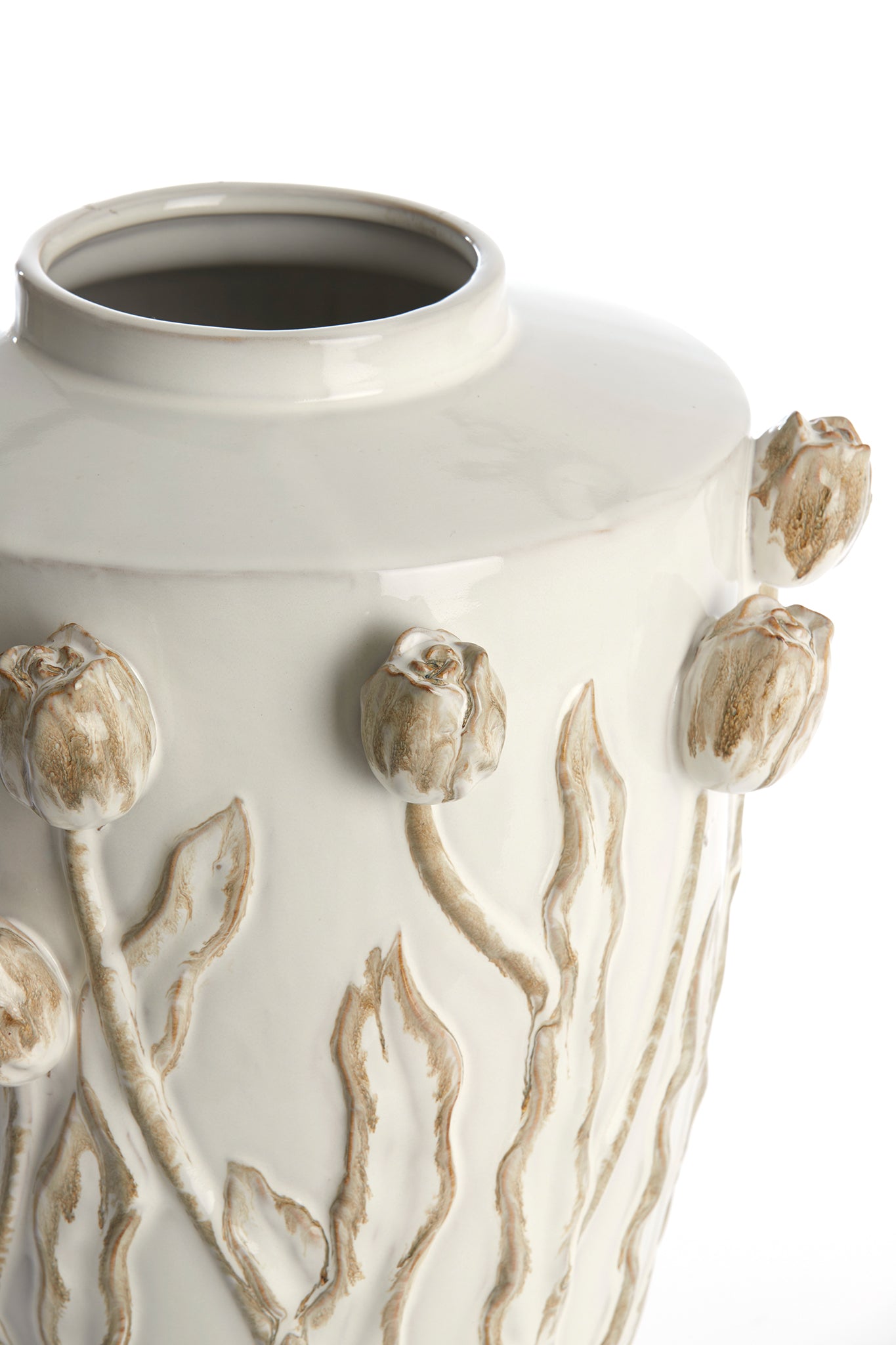 Vase JUANA crème von Light & Living