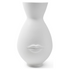 Skulpturale MR. & MRS. MUSE VASE aus Porzellan mit zwei Gesichtern.