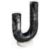 Moderne Designer-Vase Mustique von Jonathan Adler in marmorierter Optik