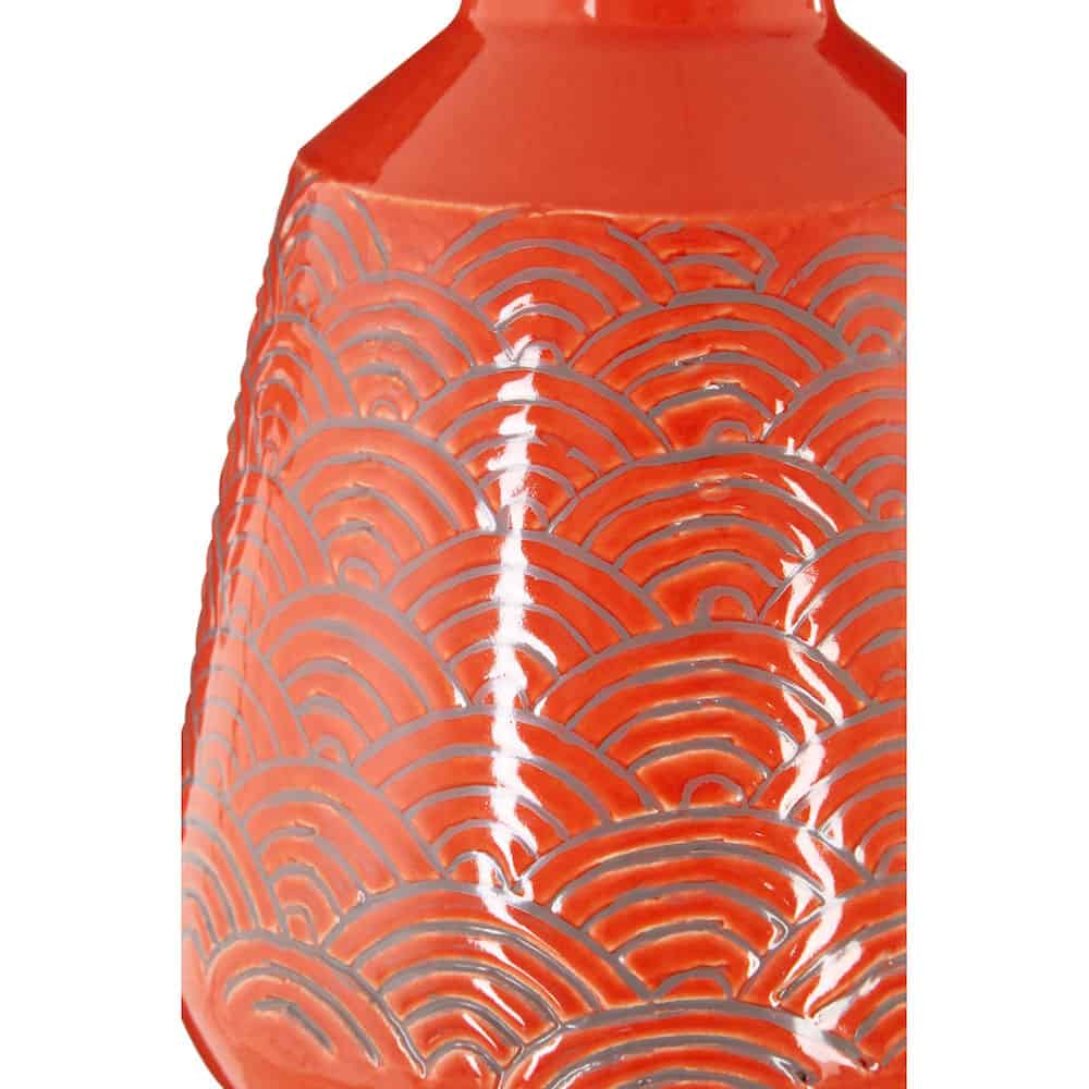 Vase DALTA orange Vintage
