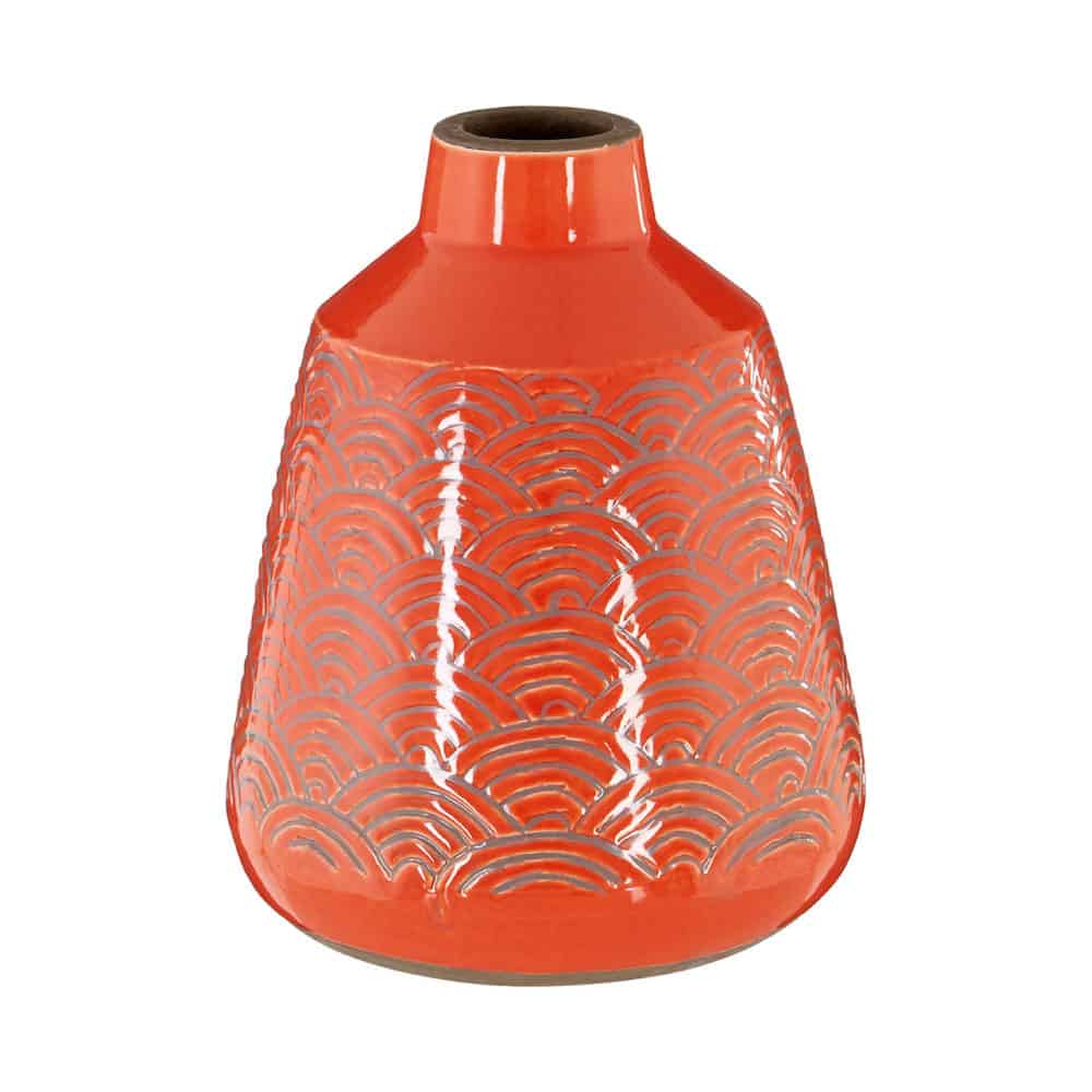 Vase DALTA orange Vintage