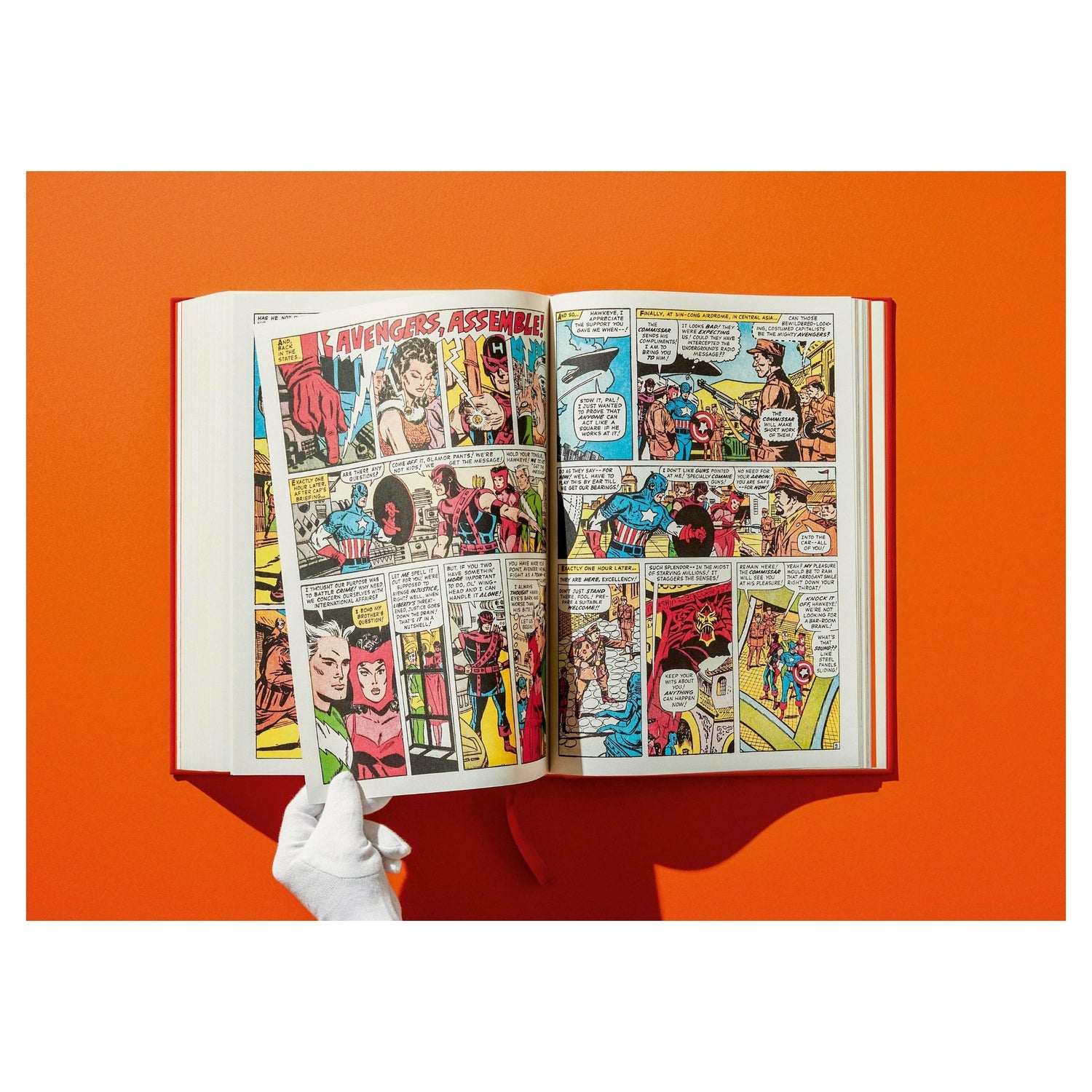 Visuell auffällige Gestaltung der Marvel-Gesamtausgabe