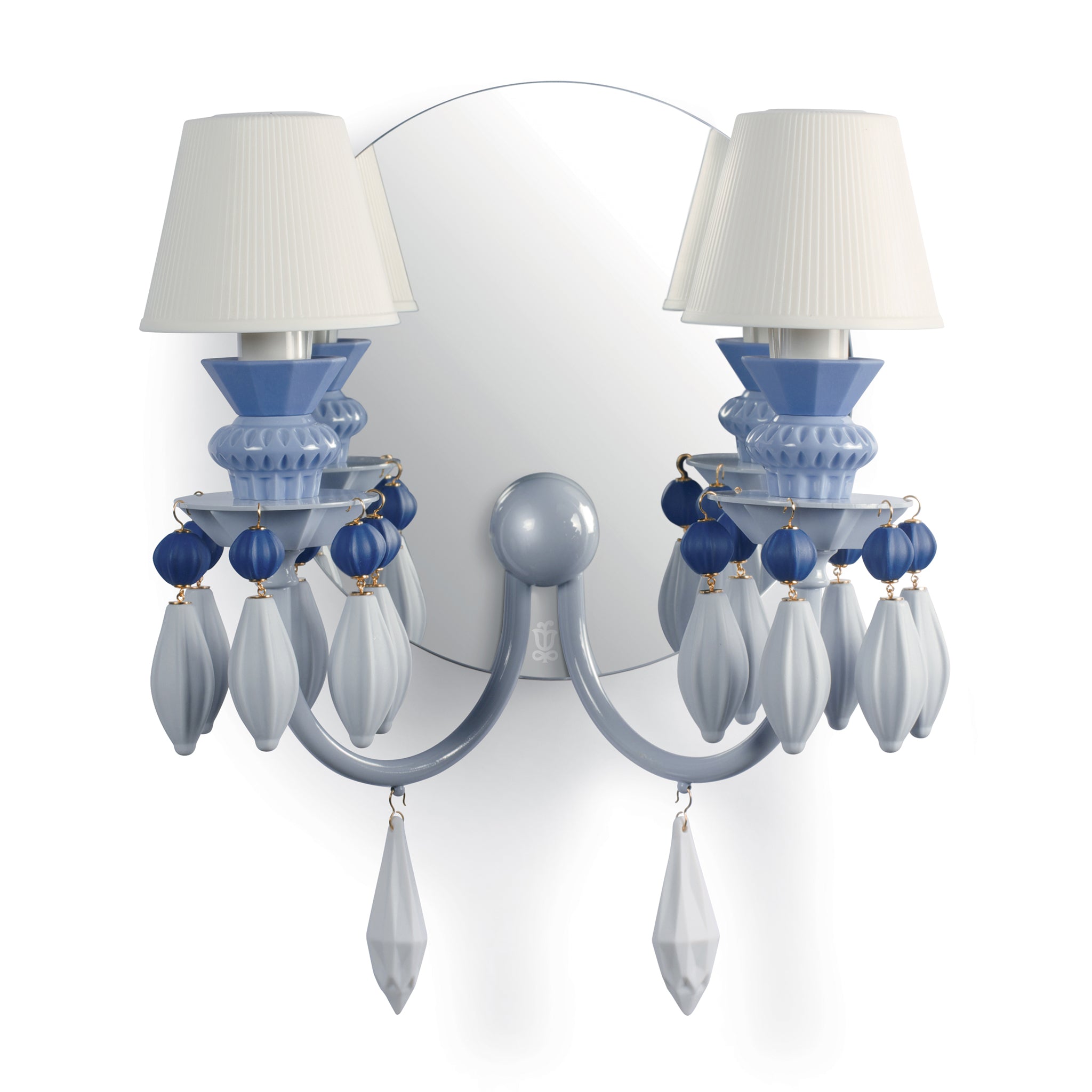 Wandleuchte BELLE DE NUIT in Blau von Lladró
