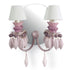 Wandleuchte BELLE DE NUIT in Pink von Lladró