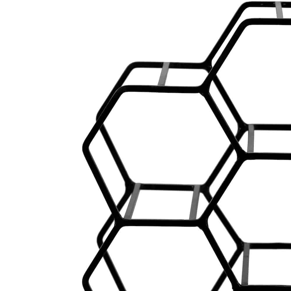 Weinregal SALBRIS matt schwarz