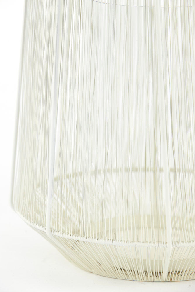 Windlicht ODINA creme 28x46cm