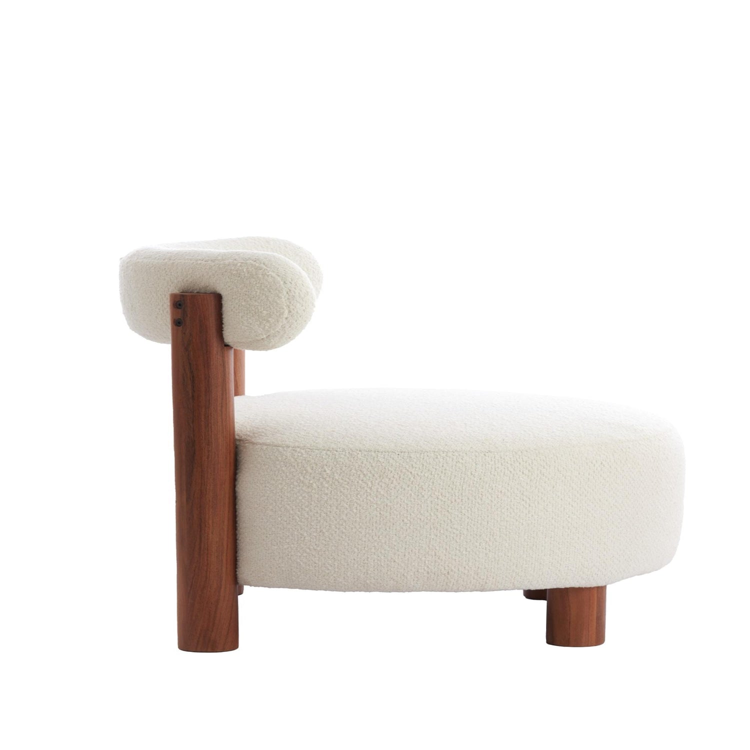 Komfortabler Bouclé-Sessel FERENTINO von Light & Living