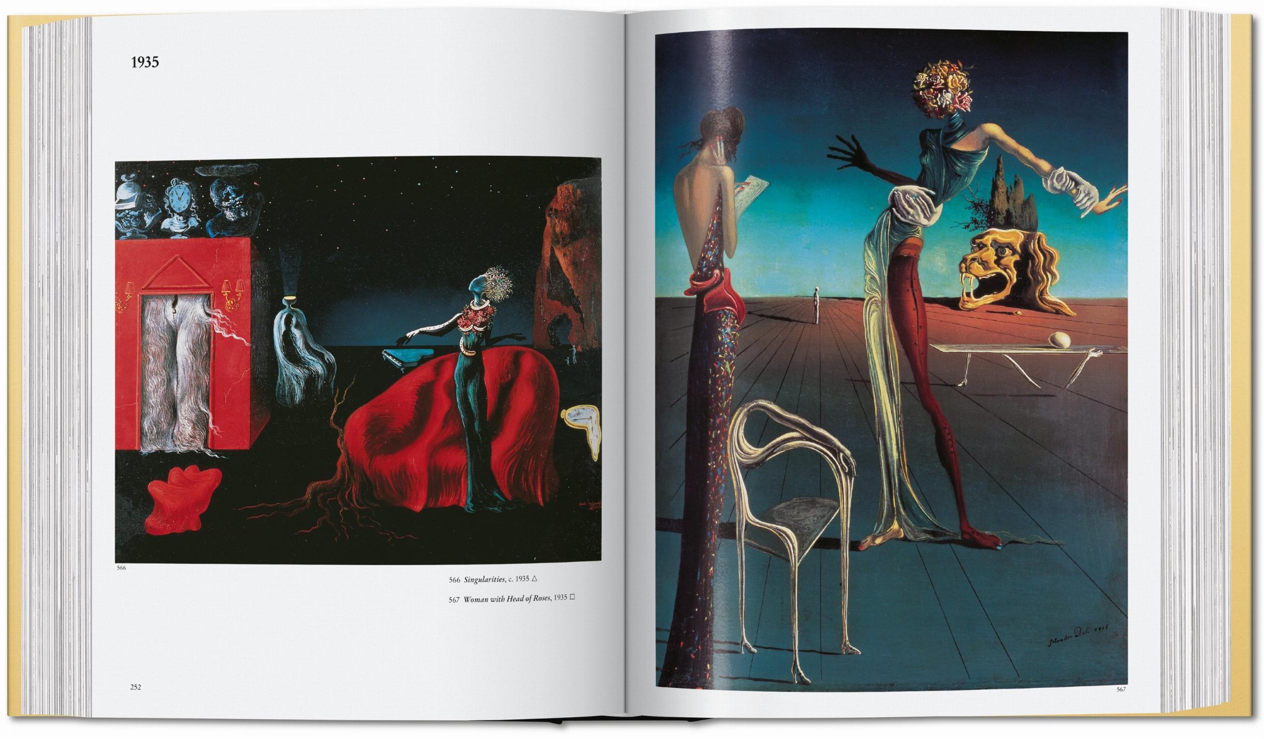 Bild Woman with head of roses von Dali