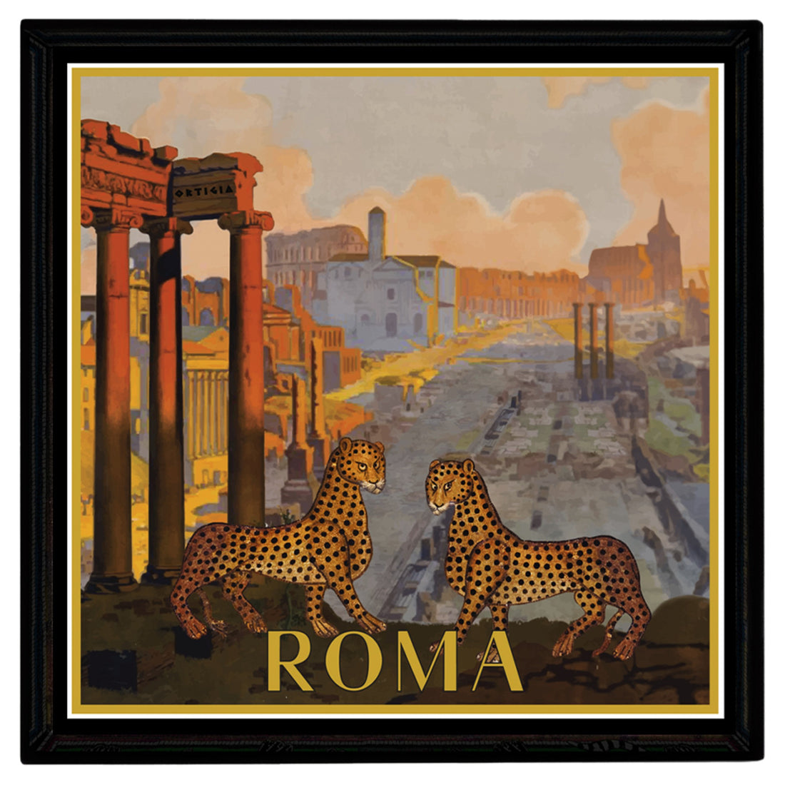 Tray Roma 16x16cm als stilvolles Wohnaccessoire
