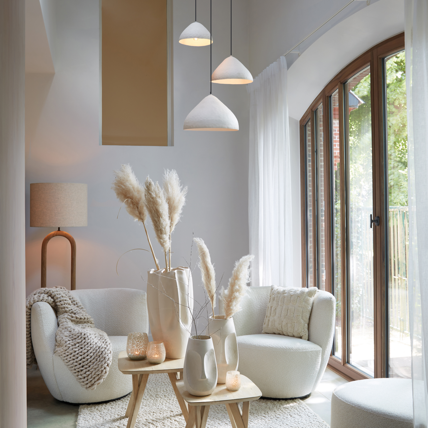 Light &amp; Living Beistelltisch QUENZA im Wohnzimmer
