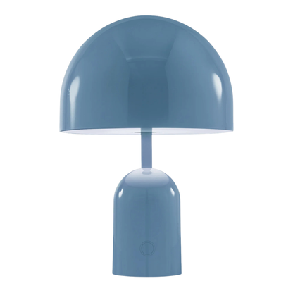 Blaue Designerlampe mit moderner Funktionalität von Tom Dixon