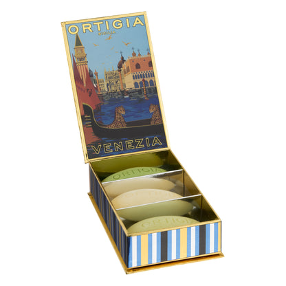 Ortigia Sicilia – City Box Venezia | Gift Set mit 3 Luxus-Seifen