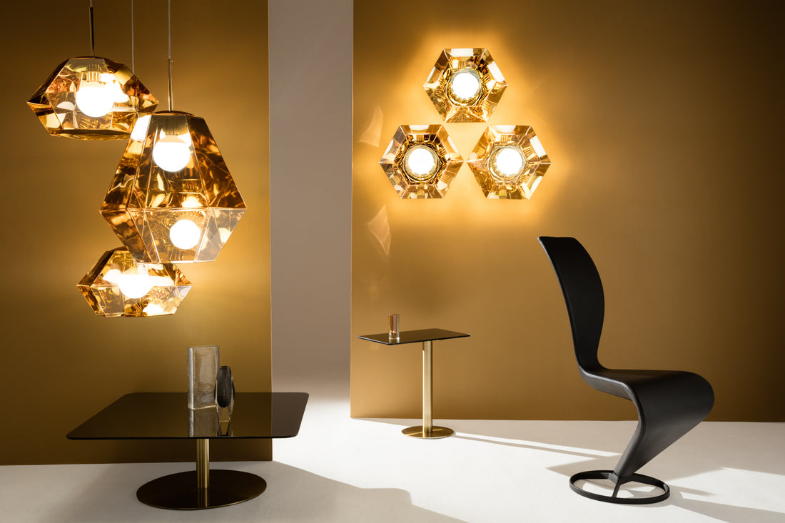 Tom Dixon - Gold und Schwarz - luxuriöses Interior
