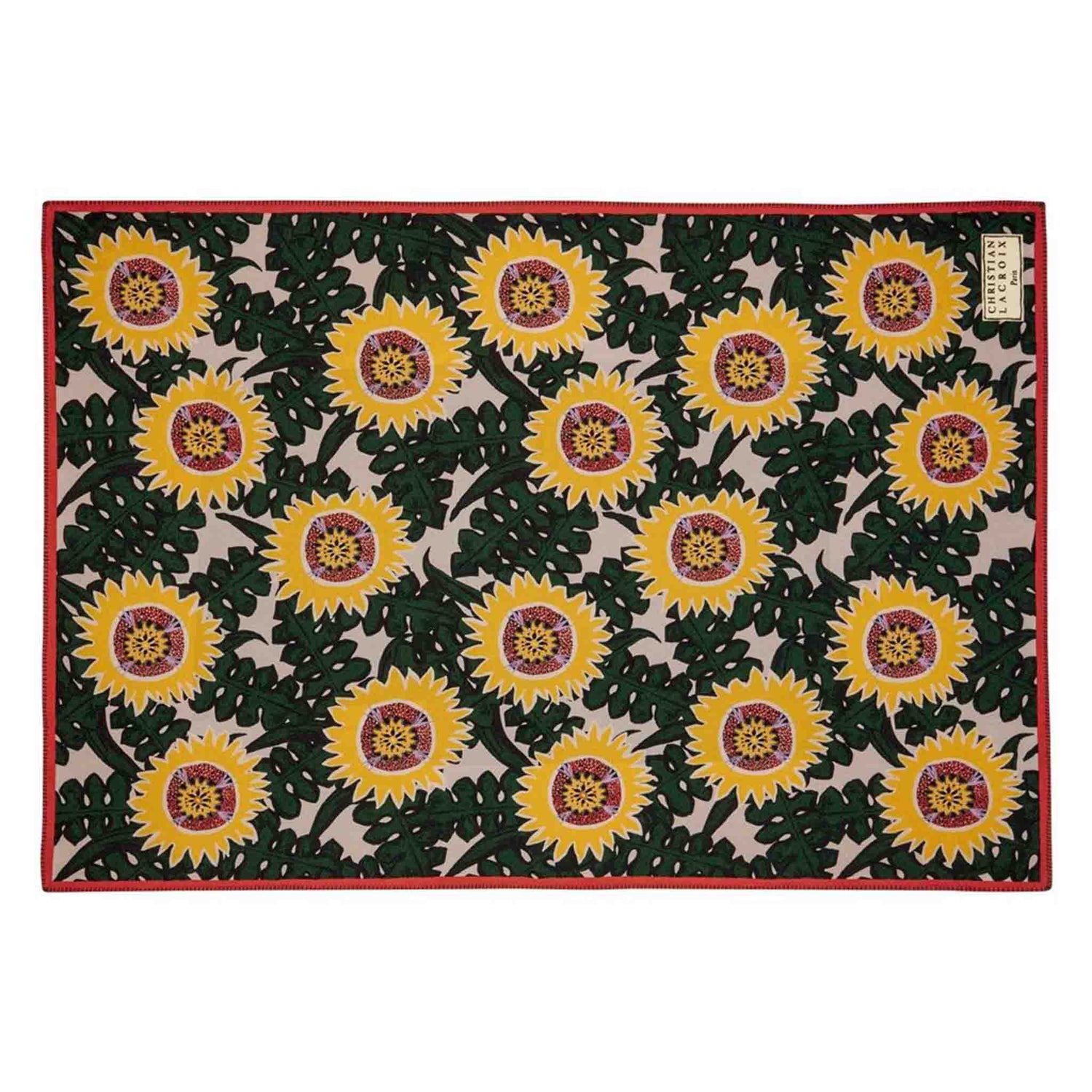 Decke im Design von Christian Lacroix mit Sonnenblumenmuster