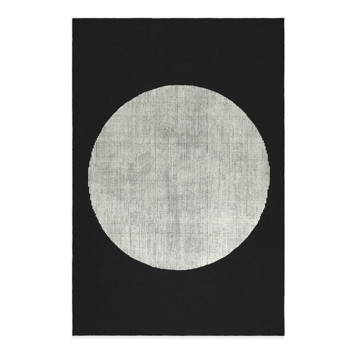 Disc Rug Handcrafted Wool handgefertigter Teppich aus Naturwolle gefertigt von erfahrenen Handwerkern für Designerwohnungen 