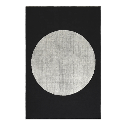 Disc Rug Handcrafted Wool handgefertigter Teppich aus Naturwolle gefertigt von erfahrenen Handwerkern für Designerwohnungen 