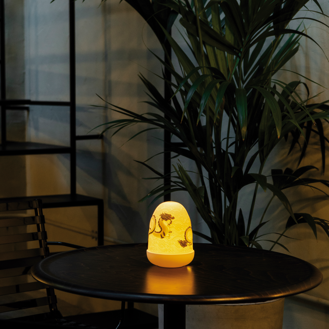 Kabellose Porzellanlampe von Lladró mit Touch-Dimmer