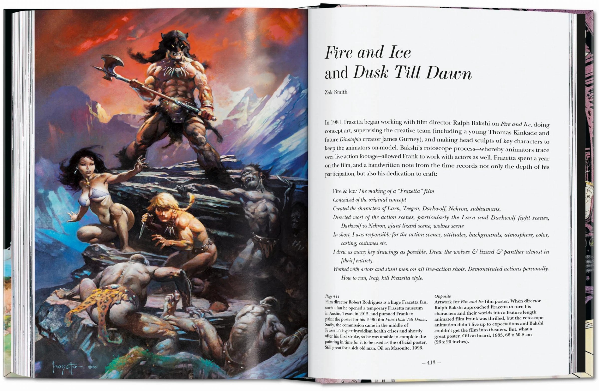 Fire and Ice and Dusk Till Dawn von Frank Frazetta