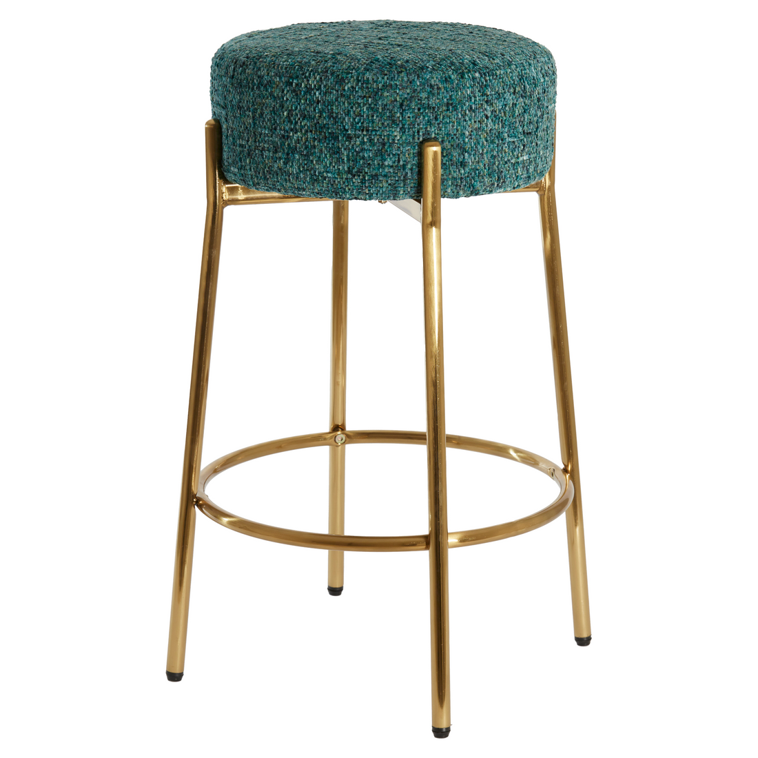 LOKVA Barhocker in Smaragdgrün und Gold von Light & Living