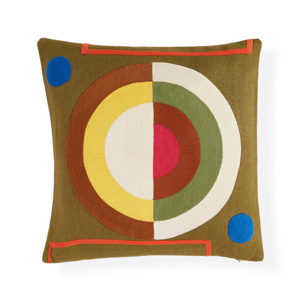 Kissen Monterey Bullseye von Jonathan Adler
