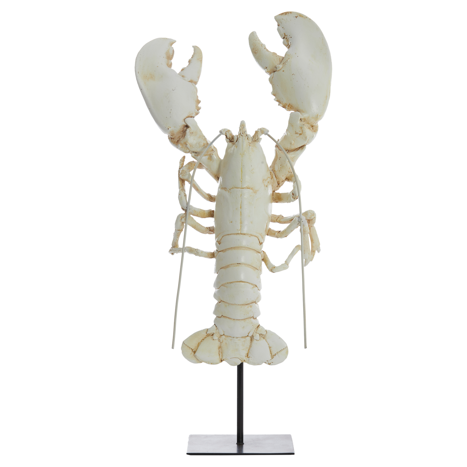 LOBSTER-Ornament auf Standfuß in gebrochenem Weiß von Light&amp;Living
