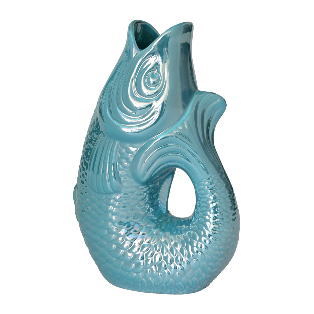 Dekorative Fischvase in Rainbow Ocean von Light &amp; Living.