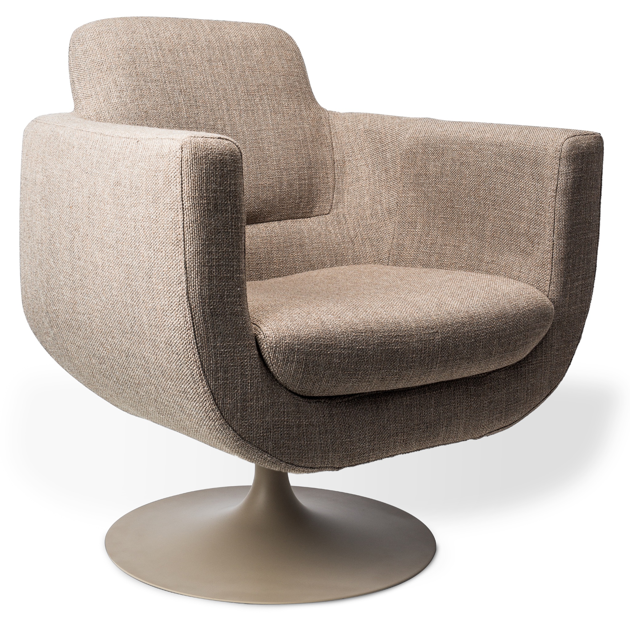 Pols Potten Kirk Swivel Chair in Beige
