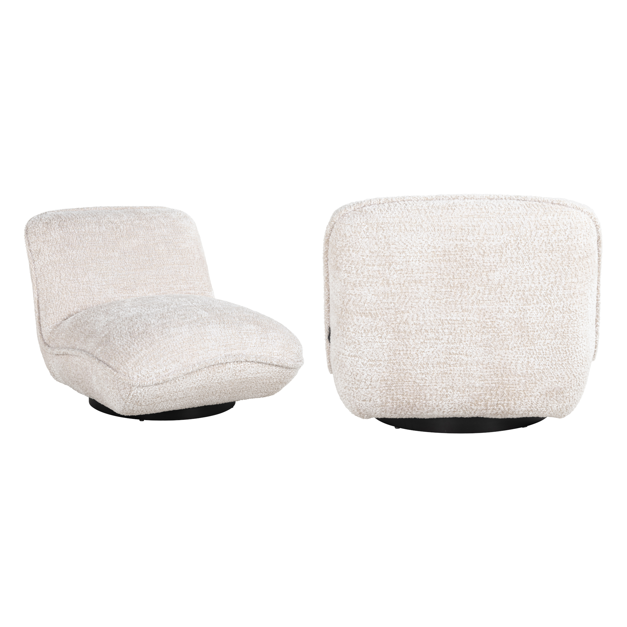 Sessel Ophelia von Richmond Interiors in Lovely Cream mit Bouclé-Stoff